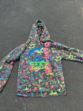 Neon Splatter women’s medium hoodie